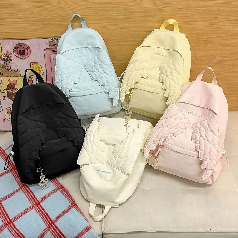Versatile Angel Wing Backpack  - Canvas Backpack Casual 评论和价格